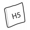 Perna H5 pentru coltar 45x36